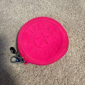 Hot pink coin pouch